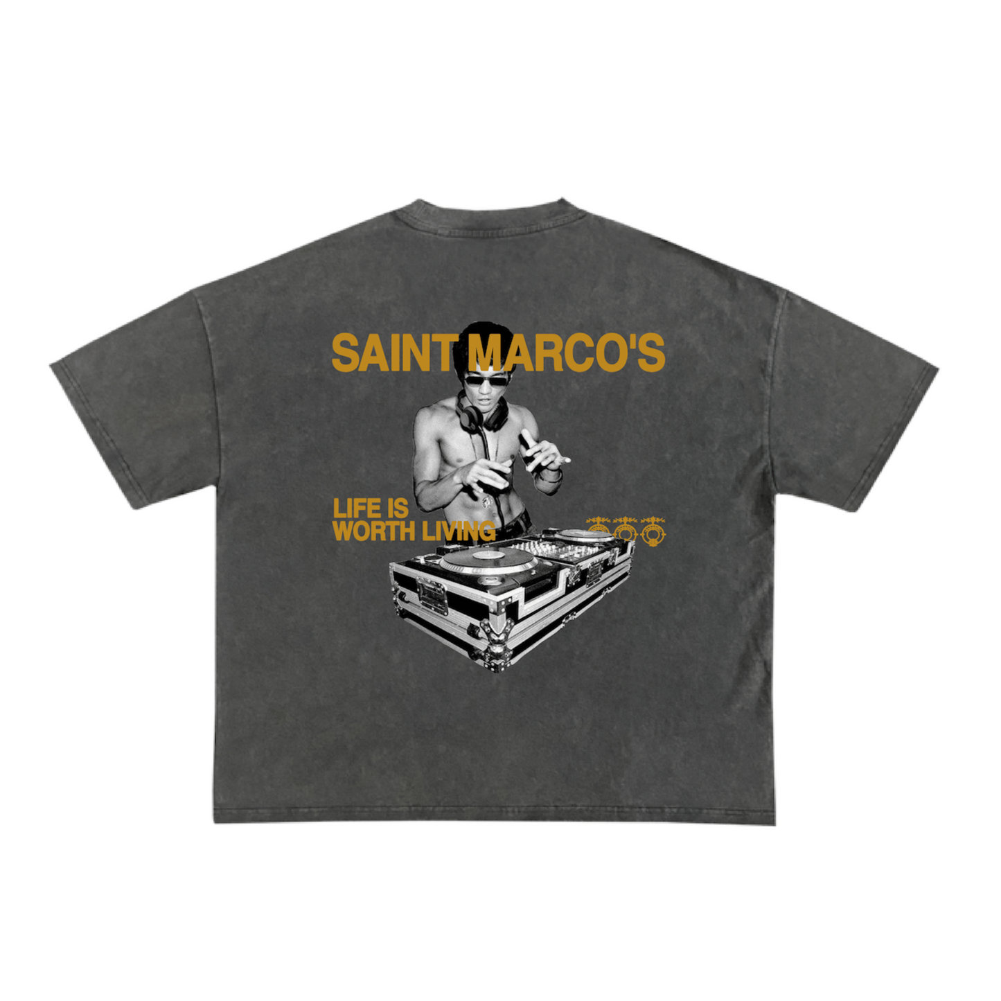 DISCOTEQUE GREY TEE