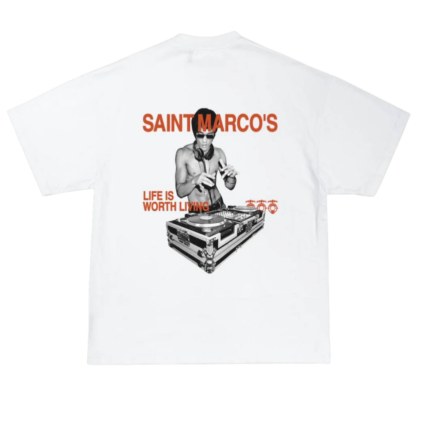 DISCOTEQUE WHITE TEE
